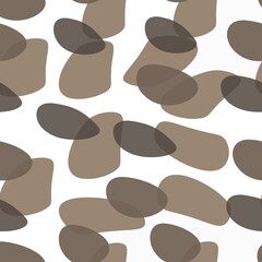 Seamless pattern with stones. Vector illustration.