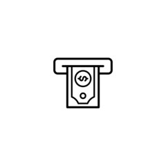 ATM icon, ATM sign vector