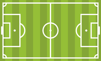 illustration graphic vector of Football field, nice and very suitable for sports or football fans