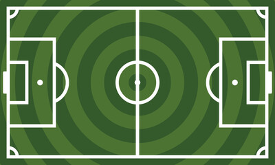 Obraz premium Football field graphic vector illustration, nice and very suitable for sports or football fans
