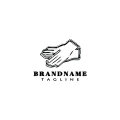 glove design logo template icon vector illustration