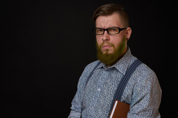 Fototapeta premium emotional business man manager office posing