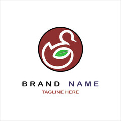 Duck logo for company or brand logo