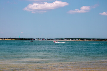 Fototapeta premium Boat in the Ocean