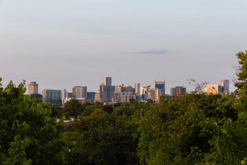 Nashville City Skyline