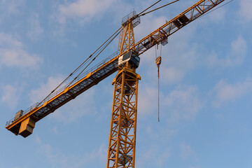 Crane Against Blue Sky