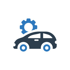 Auto service machine icon
