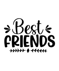 Friendship Svg Bundle, Friends Svg, Best Friends Svg, Besties to the Resties,Best Friends Bundle Svg, Svg files for cricut, silhouette file