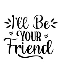 Friendship Svg Bundle, Friends Svg, Best Friends Svg, Besties to the Resties,Best Friends Bundle Svg, Svg files for cricut, silhouette file
