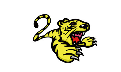 虎イラスト　年賀状に最適　2022年