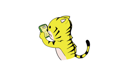 虎イラスト　年賀状に最適　2022年