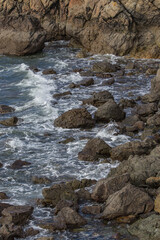 The Peninsula of Howth Head, Seashore of  cliffs, bays and rocks landscape, Dublin, Ireland