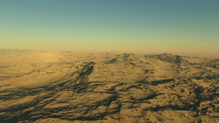 a computer-generated surface, a fantasy world 3d render