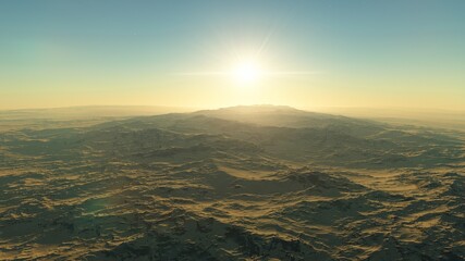 a computer-generated surface, a fantasy world 3d render