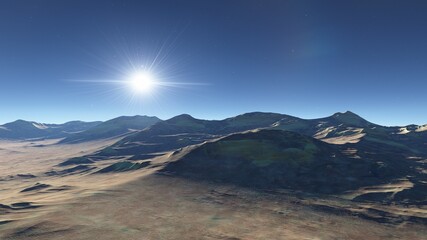 a computer-generated surface, a fantasy world 3d render