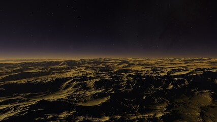 a computer-generated surface, a fantasy world 3d render