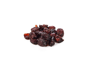 dried cranberry isolated on white background