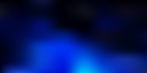 Dark blue vector abstract blur layout.