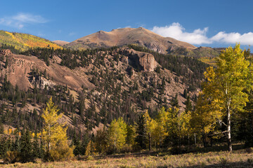 Grassy Mountain is 12,772 feet and is part of the rugged San Juan mountain range in South Western Colorado.