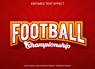 football text effect template with abstract and bold style use for business logo and brand © Fuadi Alhusini
