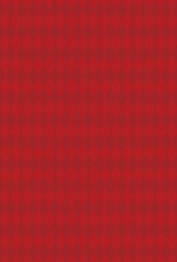 イラスト素材：壁紙風の凹凸のある加工をしたダイヤ柄　赤　縦位置
