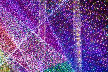 イルミネーション　幻想的　遊園地　光　美しい　色鮮やか