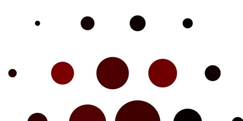Light Red vector backdrop with dots.