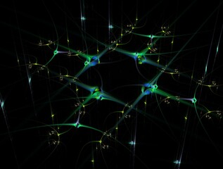 Imaginatory fractal abstract background Image