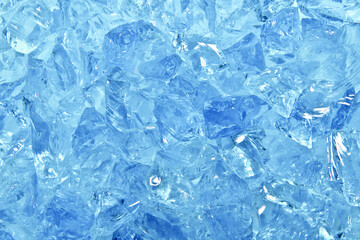 透明感のある水色のキラキラ背景