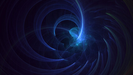 3D rendering abstract colorful fractal light background