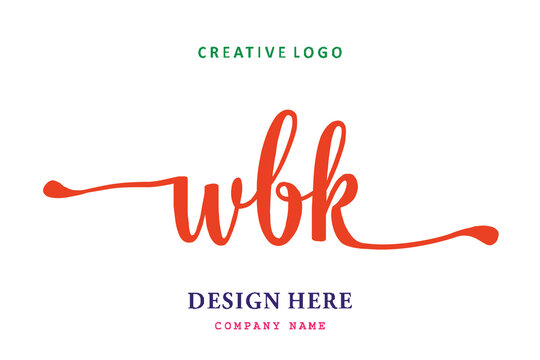 WBK lettering logo is simple, easy to understand and authoritative