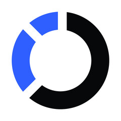 Fototapeta premium pie chart icon design vector