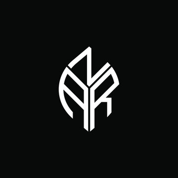 NAR letter logo creative design. NAR unique design
