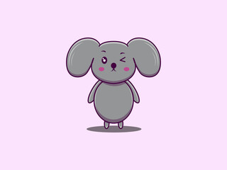 Print Vector Cute animal mouse cartoon