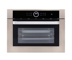 Obraz premium Digital Steamer isolated on white background. open door