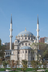 Fototapeta na wymiar Ottoman Building's Nusretiye Mosque, Tophane, Istanbul 