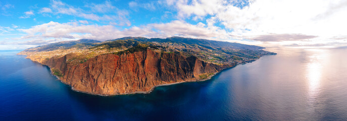 Aerial View Cape Girao Cliff