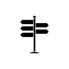 Signpost icon design template vector isolated illustration