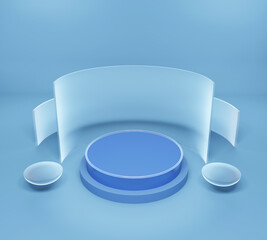 3d background elegant product platform