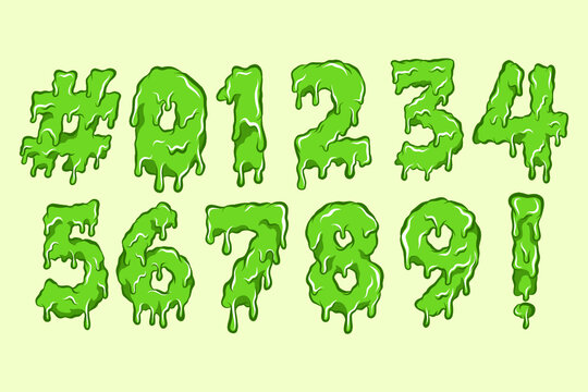 Grime Numbers, Melted Number, Zombie number