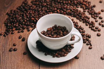 a cup of coffee breakfast fresh scent photograph of the object