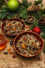 Fototapeta premium Traditional Christmas dish Kutya