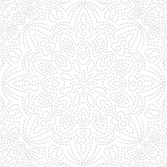 Seamless pattern with vintage decorative elements. Hand drawn background. Islam, Arabic, Indian, ottoman motifs. Ethnic floral seamless pattern with abstract ornamental mandala