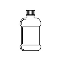 mouthwash icon design template vector isolated illustration