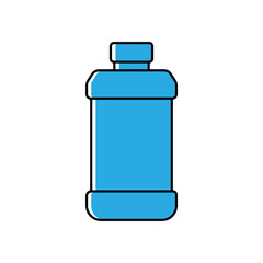 mouthwash icon design template vector isolated illustration