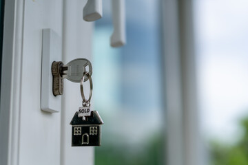 The landlord opened the door with a pending key. Home selling ideas, home mortgage