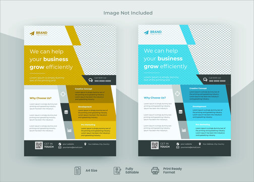 Corporate Flyer Template Design, Flyer Design. Poster Design, Corporate Poster, Promotional Flyer,