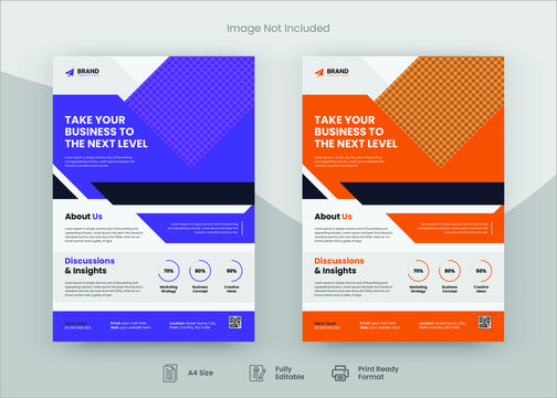 Corporate Flyer Template Design, Flyer Design. Poster Design, Corporate Poster, Promotional Flyer,