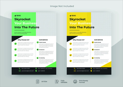 Corporate Flyer Template Design, Flyer Design. Poster Design, Corporate Poster, Promotional Flyer,
