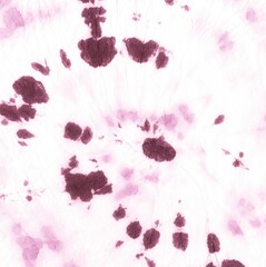 Fun Color Spiral Tie Dye.  Violet Tye Ikat Bright